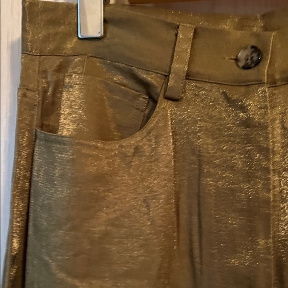 French Connection Olive Green Wide-Leg Pants - Picture 7 of 14